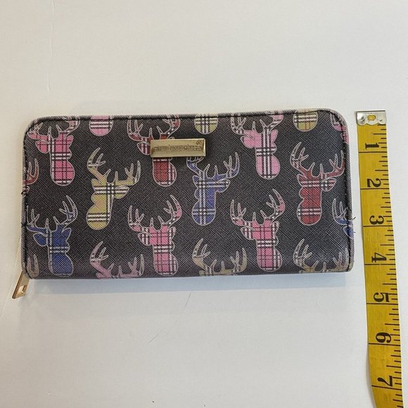 Simply Southern Womens zip Wallet deer head plaid Multicolor - Picture 8 of 8